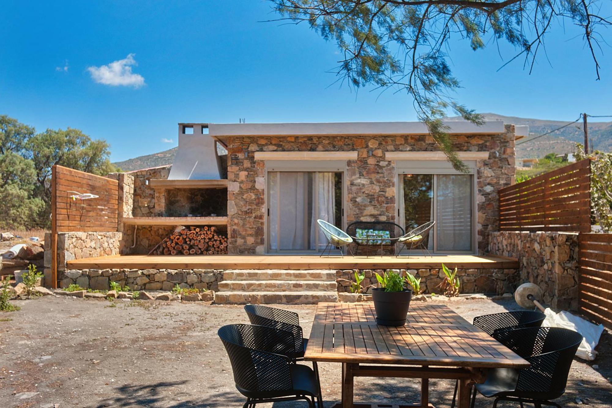 Mekia'S Beach House Livadia  ภายนอก รูปภาพ